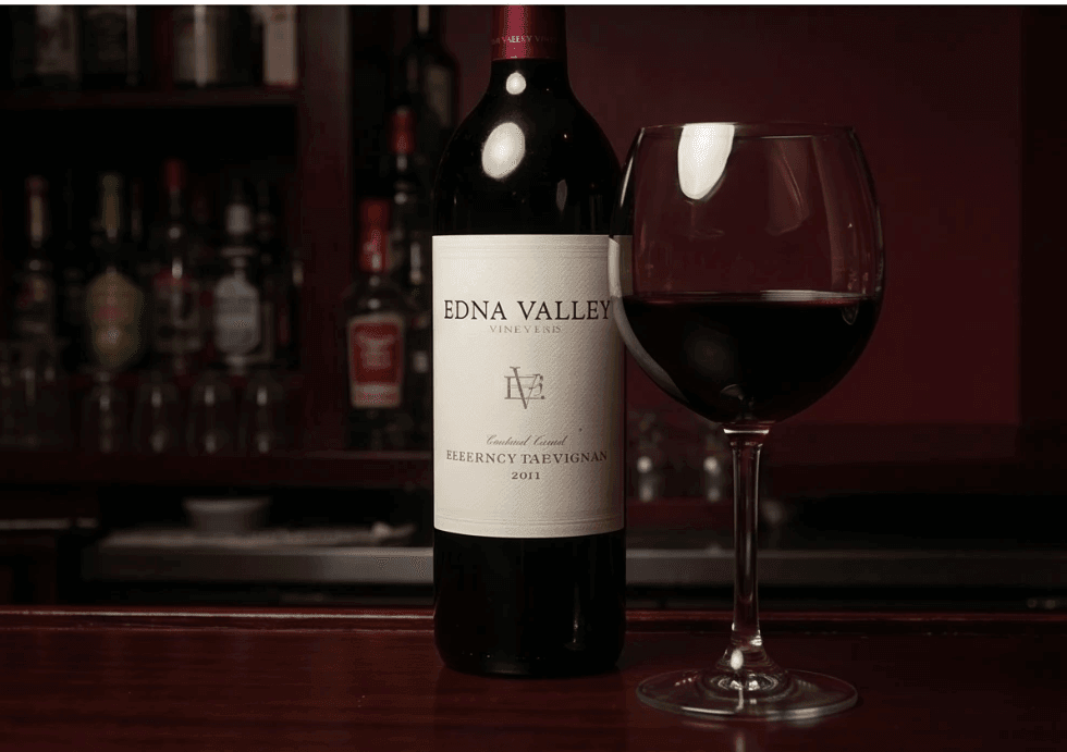 Concept: wine service, dark studio lighting